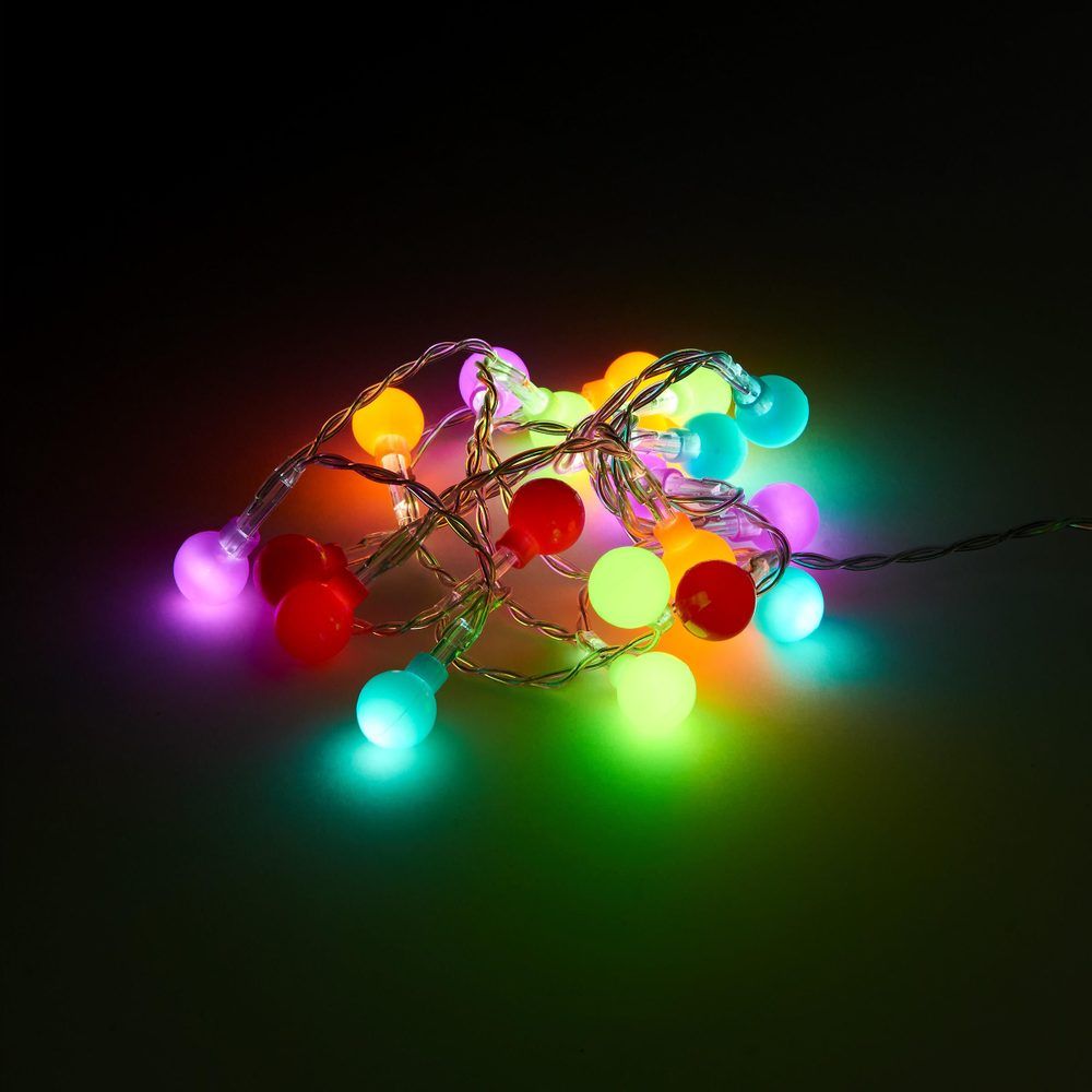 BRIGHT LIGHTS LED Světelný řetěz s USB barevné koule 20 světel - Butlers.cz