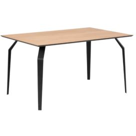 Dubový jídelní stůl MICADONI SONO 160 x 90 cm
