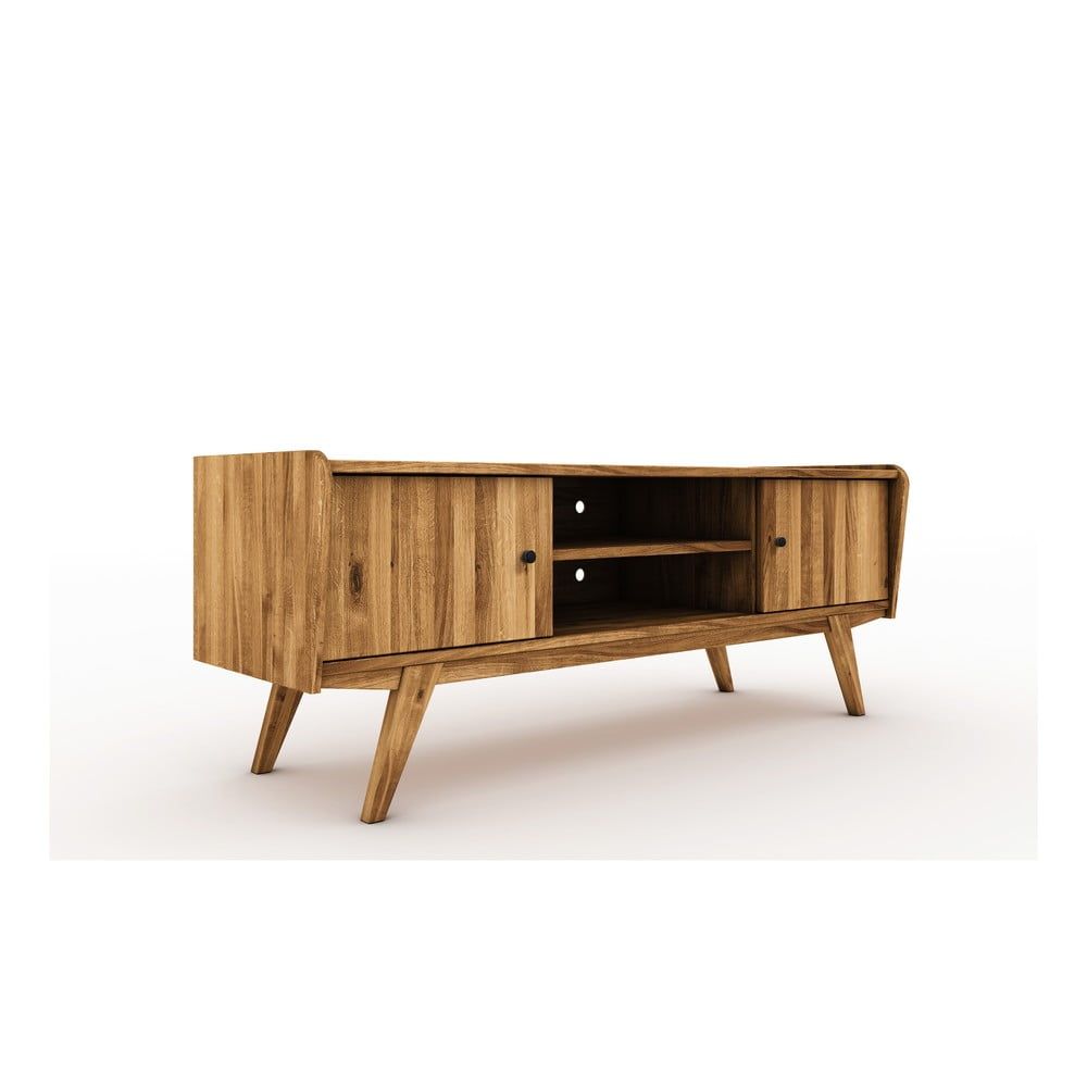 TV stolek z dubového dřeva 160x61 cm Retro - The Beds - Bonami.cz