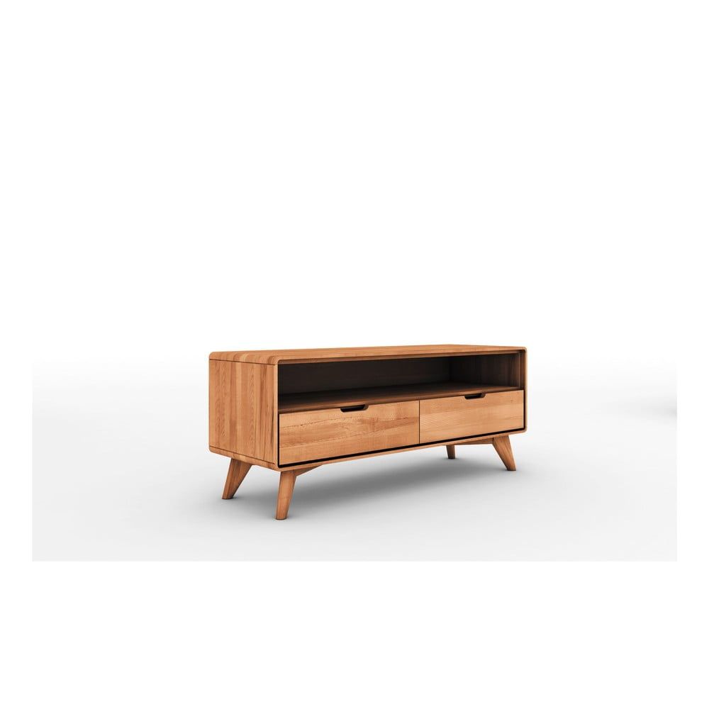 TV stolek z bukového dřeva 120x48 cm Greg - The Beds - Bonami.cz