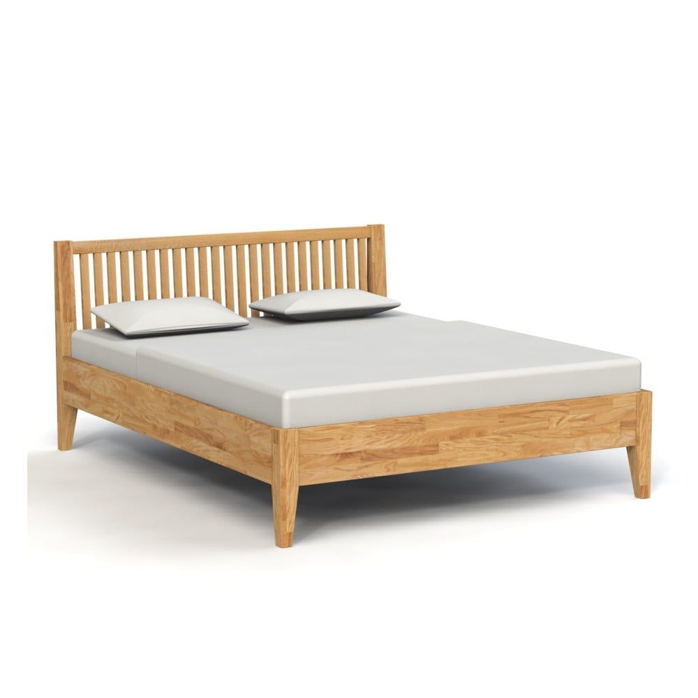 Dvoulůžková postel z dubového dřeva 180x200 cm Odys - The Beds - Bonami.cz