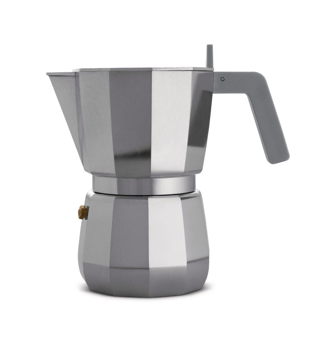 ALESSI Espresso kávovar v hliníkovém odlitku šedý 6 šálků 300ml - Domio.cz