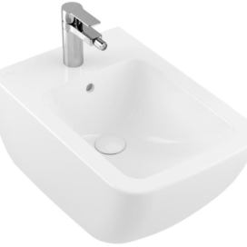 Villeroy & Boch Venticello Bidet, nástěnný, 375 x 560 mm, bílý Alpin CeramicPlus 441100R1