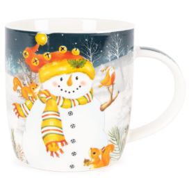 Porcelánový hrnek Xmas Snowman, 370 ml