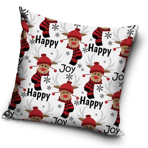 TipTrade Vánoční povlak na polštářek Happy Joy, 40 x 40 cm - 4home.cz