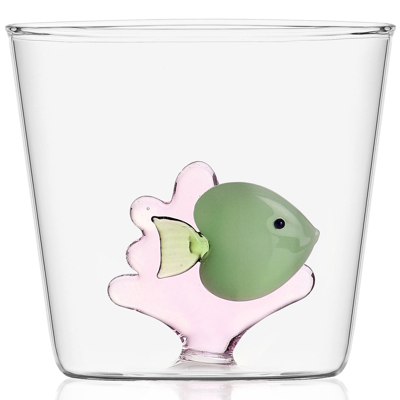 Ichendorf Milano designové sklenice na vodu Marine Garden Green Fish Pink Seaweed - DESIGNPROPAGANDA
