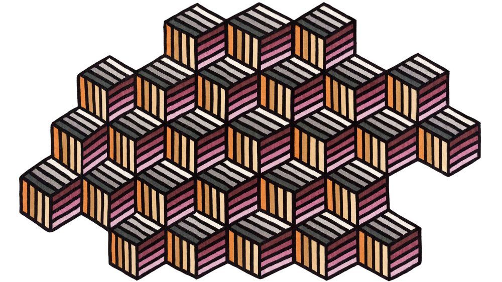 GAN designové koberce Parquet Hexagon (188 x 305 cm) - DESIGNPROPAGANDA