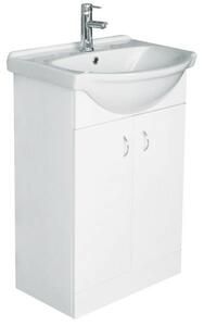 Koupelnová skříňka s umyvadlem Multi Pro 52x41,2 cm bílá PRO50SOKL - Favi.cz