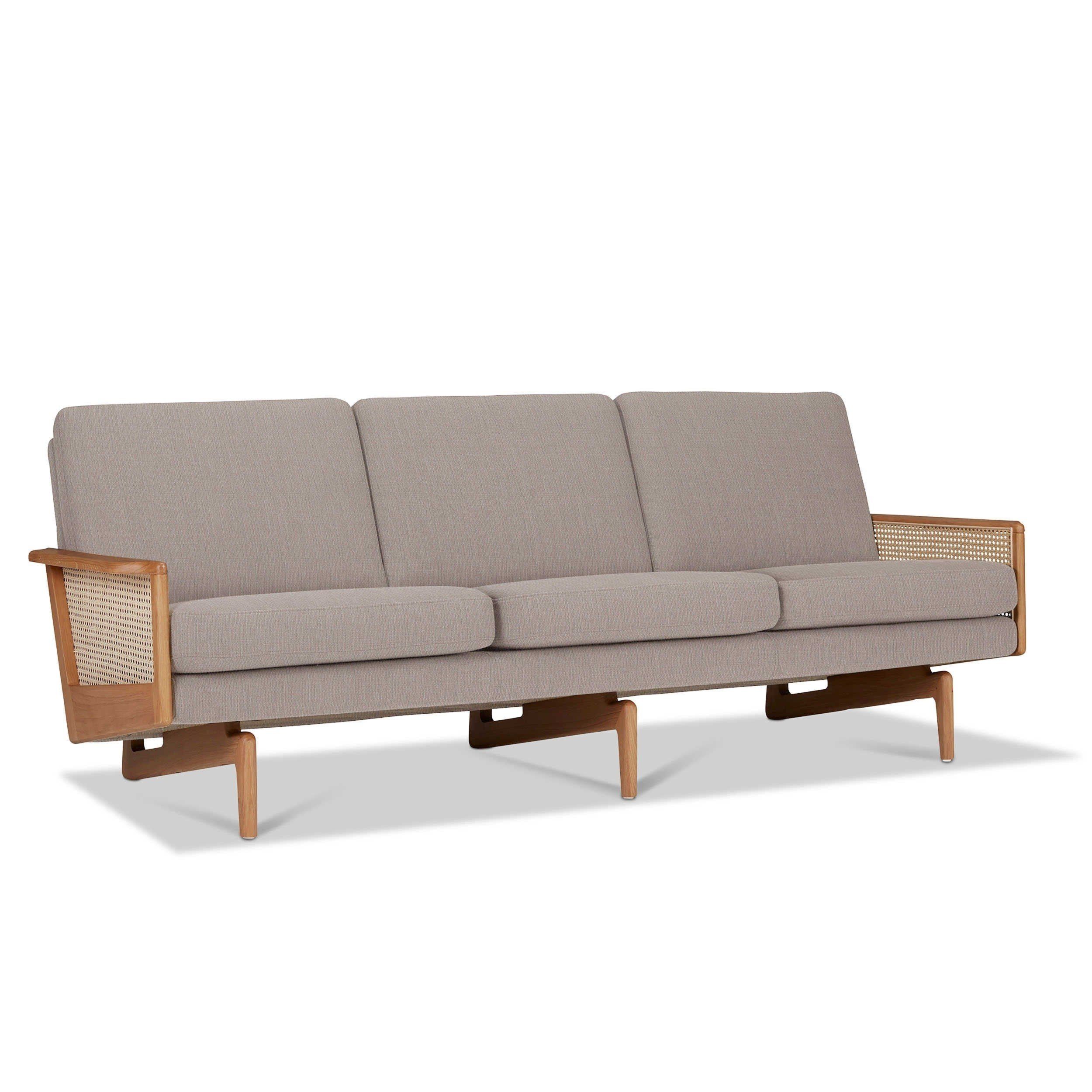 KRAGELUND Furniture - Sedačka EGSMARK wood trojmístná - 