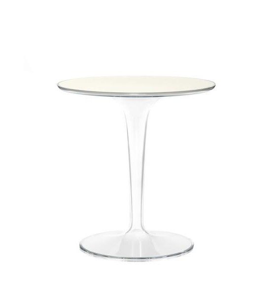 Kartell - Konferenční stolek Tip Top Glass - 48,5 cm - 