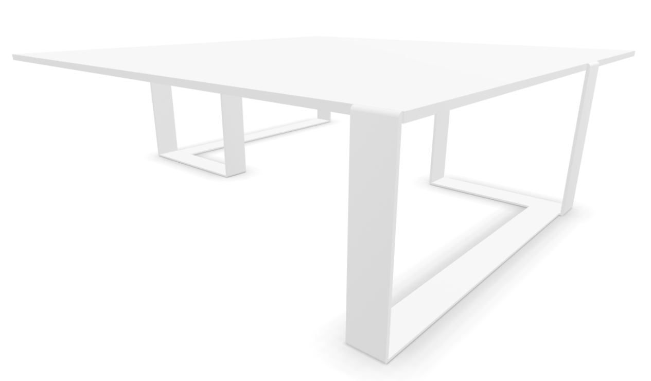 NOTI - Konferenční stolek ROSCO 1000 x 1000 mm - 