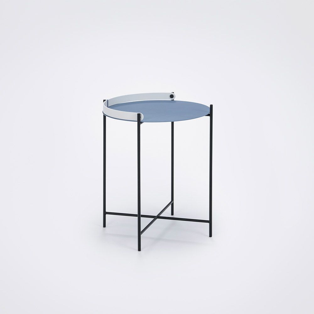 Houe Denmark - Konferenční stolek EDGE, 46 cm, modrá - 