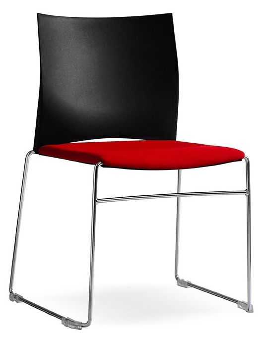 RIM - Konferenční židle WEB 001 s čalouněným sedákem - 
