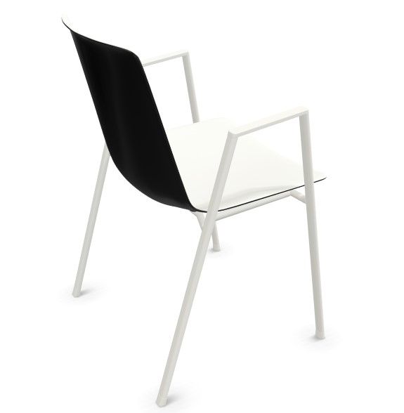WIESNER HAGER - Konferenční židle NOOI 6603 - plastová s područkami - 