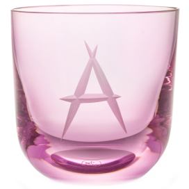 Rückl designové sklenice na vodu ABC Crystal Glass Pink