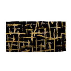 Ručník SABLIO - Zlaté malování 30x50 cm