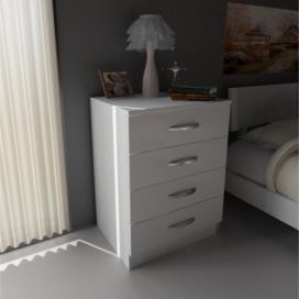  Noční stolek DIVA 74x55 cm bílá 
