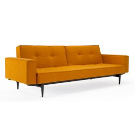 INNOVATION - Rozkládací sedačka s područkami SPLITBACK STYLETTO oranžová