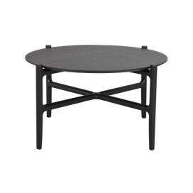 ROWICO Dřevěný konferenční stolek HOLTON velký černý