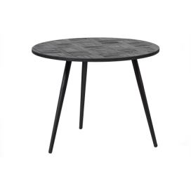 WOOD Konferenční stolek LEO černá 58cm