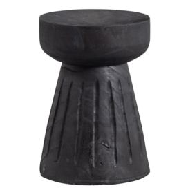 Wood Odkládací stolek BORRE dřevěný černý