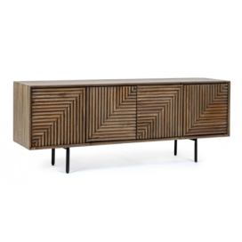 BIZZOTTO dřevěný TV stolek DARSEY 53x140 cm
