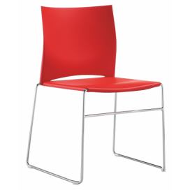 RIM - Konferenční židle WEB 000 s plastovým sedákem