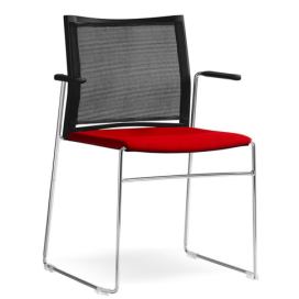 RIM - Konferenční židle WEB 111 s područkami