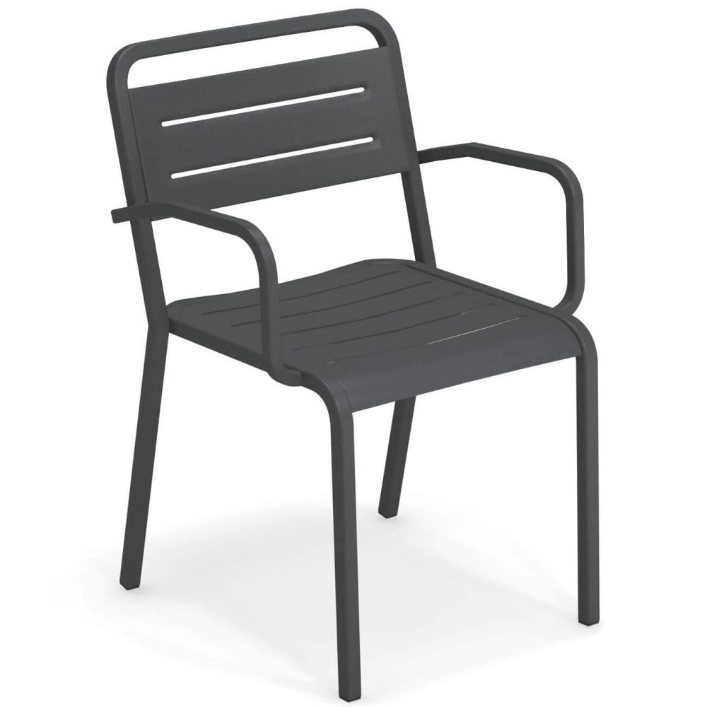 Výprodej Emu designové zahradní židle Urban Armchair (antracitová) - DESIGNPROPAGANDA