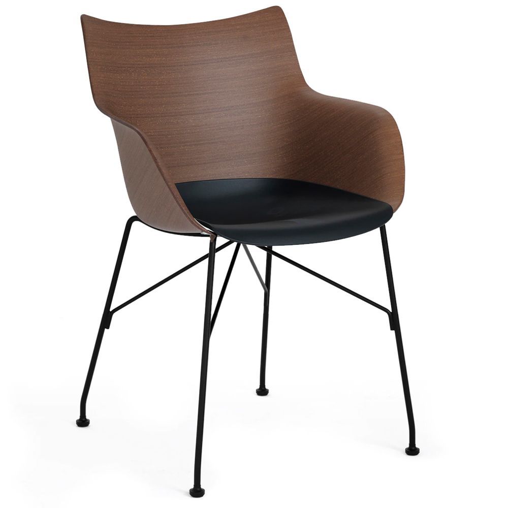 Kartell designové jídelní židle Q/Wood - DESIGNPROPAGANDA