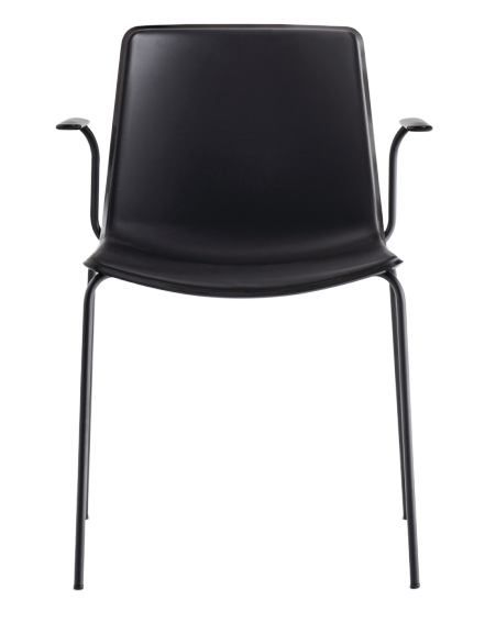 PEDRALI - Židle TWEET 895 DS s područkami - černá - 
