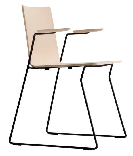 PEDRALI - Židle s područkami OSAKA METAL 5715 DS - jasan - 