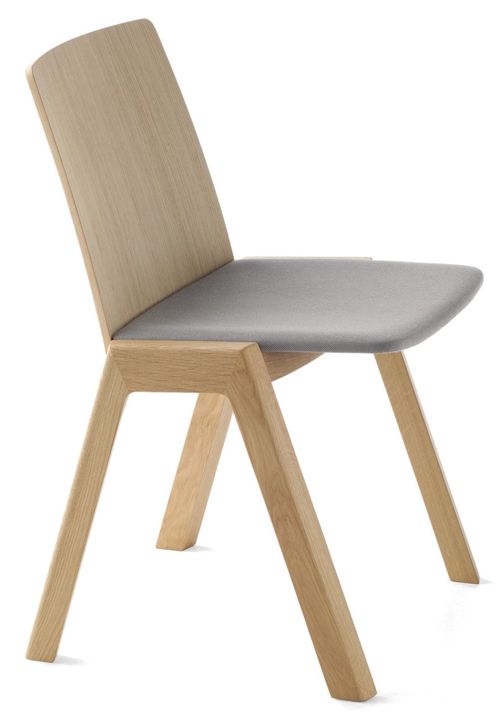 CRASSEVIG - Židle s čalouněným sedákem KIRA RS - 