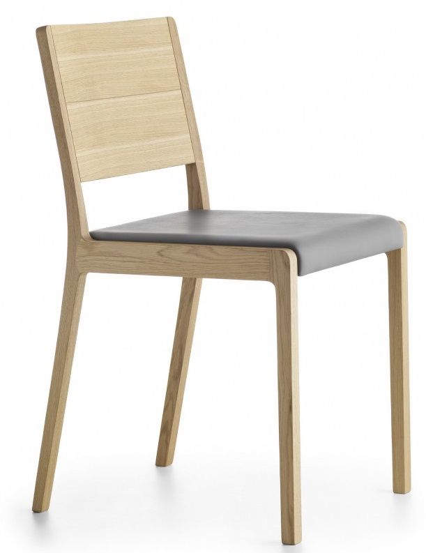 CRASSEVIG - Židle s čalouněným sedákem ESSE R - 