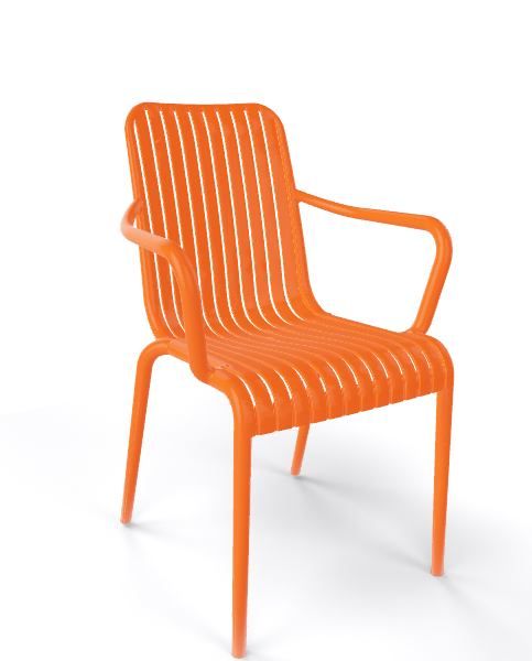 GABER - Židle OPEN, oranžová - 