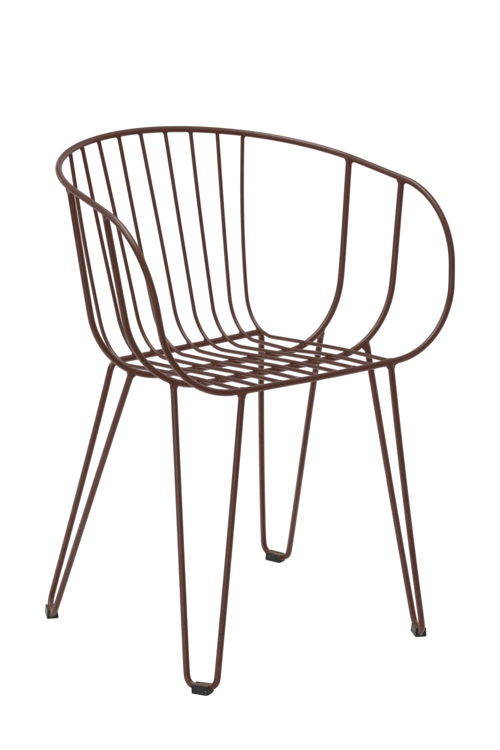 ISIMAR - Židle OLIVO - hnědá - 