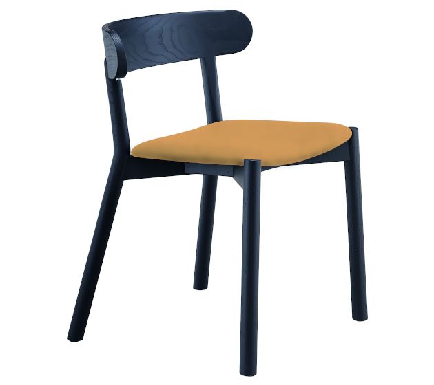 MIDJ - Židle MONTERA kožený sedák - 