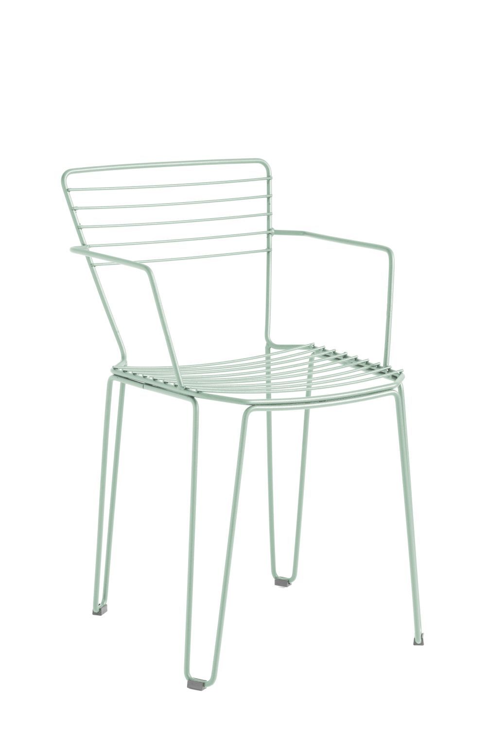 ISIMAR - Židle MENORCA s područkami - světle zelená - 