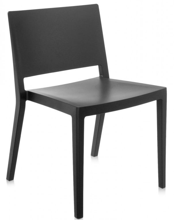 Kartell - Židle Lizz Mat, černá - 