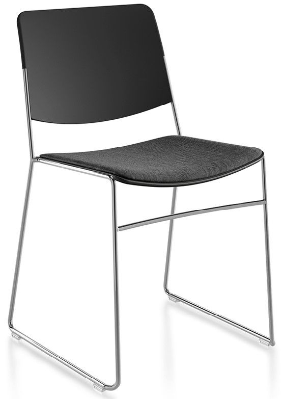 Fornasarig - Židle LINK 60X s čalouněným sedákem - 