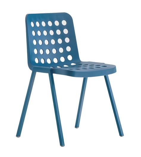 PEDRALI - Židle KOI-BOOKI 370 DS - modrá - 