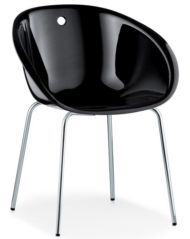 PEDRALI - Židle GLISS 901 DS - černá - 