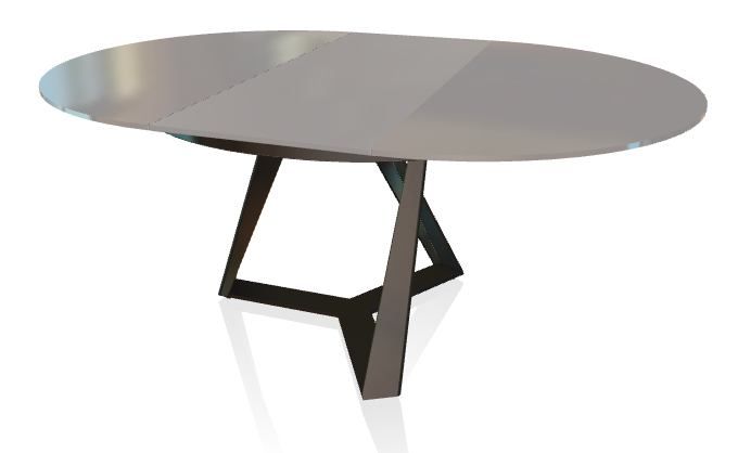 BONTEMPI - Rozkládací kulatý stůl Millennium, 125-175 cm - 