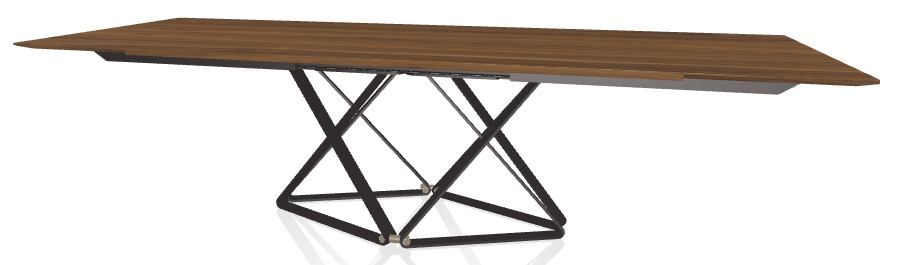 BONTEMPI - Rozkládací stůl DELTA, 190-290x106 cm - 