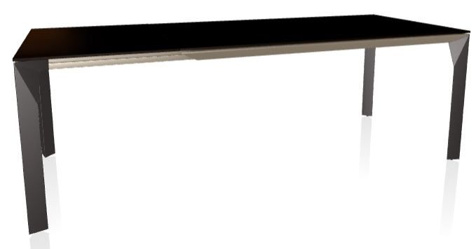 BONTEMPI - Rozkládací stůl MIRAGE, 160-225x90 cm - 