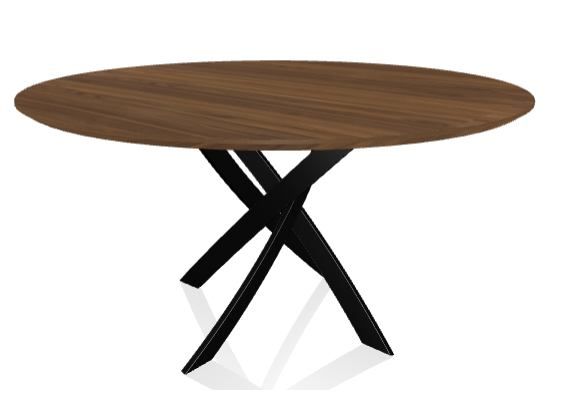 BONTEMPI - Stůl Barone s možností otočného tácu, Ø 150 cm - 