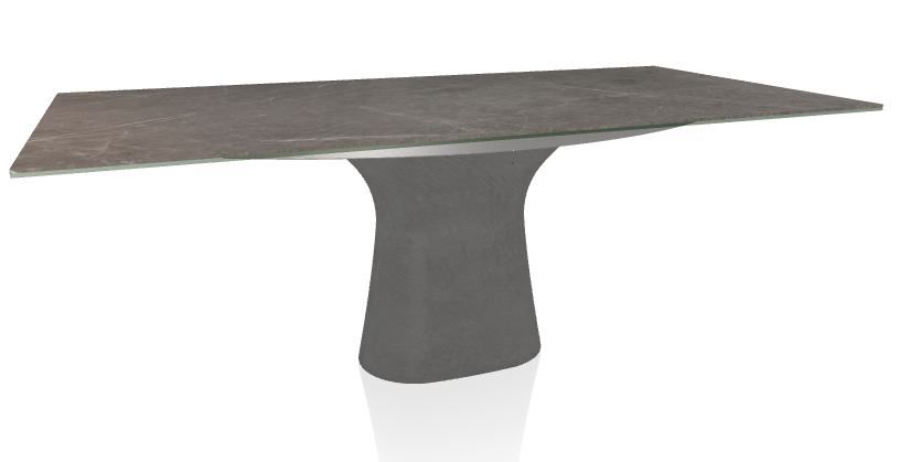 BONTEMPI - Stůl Podium SuperMarble, 200/250x100 cm - 