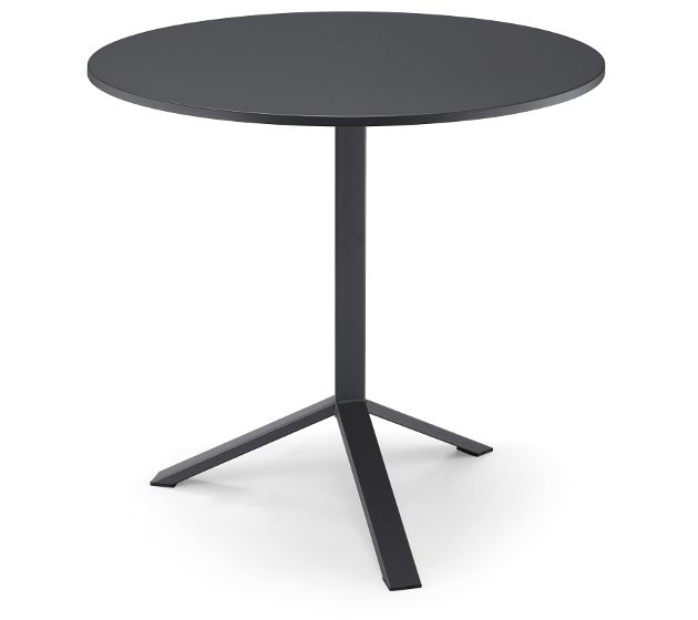 MIDJ - Celokovový stůl SQUARE se sklápěcí deskou, výška 107 cm - 