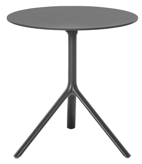 PLANK - Stůl MIURA s kulatou deskou 600/700/800/900 mm - 