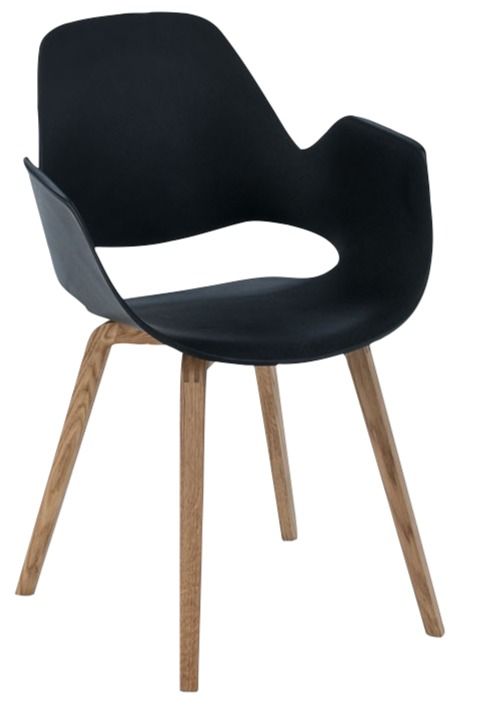 Houe Denmark - Židle FALK s dřevěnou podnoží - 